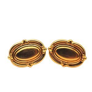 Retro Gold Tone Cufflinks Sarah Coventry Classic Engraved Parliament 5952 Links